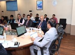 Secretary, DFS chaired a comprehensive review meeting with heads of Public Sector Banks (PSBs) on 05.11.2024 to assess the performance and progress of PSBs across areas, including financial stability, digital innovation, cybersecurity, customer-centric initiatives, and support for priority sectors like Agriculture, MSMEs, and key government Fl schemes.H