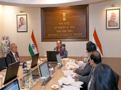 Secretary, DFS Shri M. Nagaraju Chairs review meeting on progress of Schemes of Financial Inclusion  with Public Sector Banks (PSBs) and Private Banks on 15.01.2025