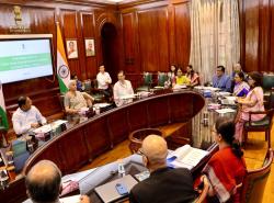 Union Minister for Finance and Corporate Affairs Smt. Nirmala Sitharaman chairs meeting on review of Public Sector General Insurance Companies (PSGICs)