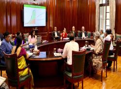 Union Minister for Finance and Corporate Affairs Smt. Nirmala Sitharaman chairs meeting on review of Public Sector General Insurance Companies (PSGICs)