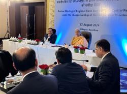 Hon'ble Finance Minister reviews the performance of Regional Rural Banks (RRBs) of West-Central Region during her visit to Udaipur, Rajasthan on 22.08.2024