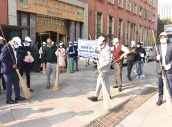 The Department of Financial Services organized a Shraamdaan Activity to promote cleanliness as a part of the Swachhta Pakhwada, 2025' being observed from 16th to 31st January 2025. Officers of DFS participated in the shramdaan activities