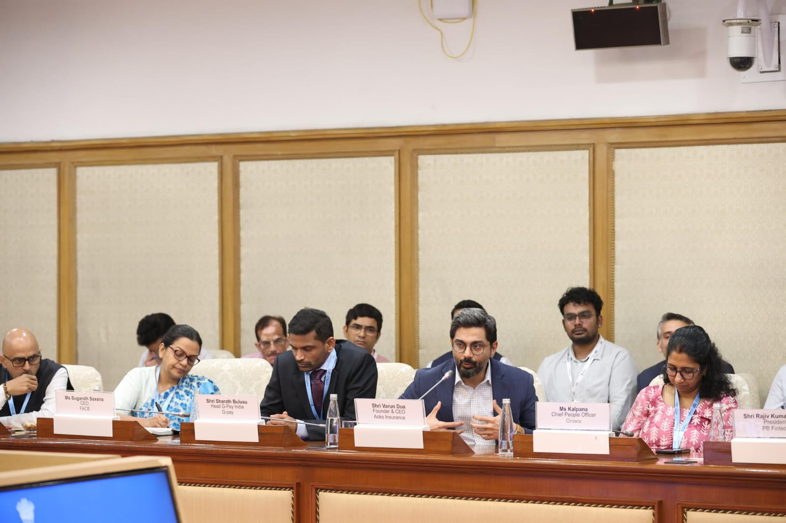 Interaction of FinTechs with Hon'ble Union Minister for Finance and Corporate Affairs