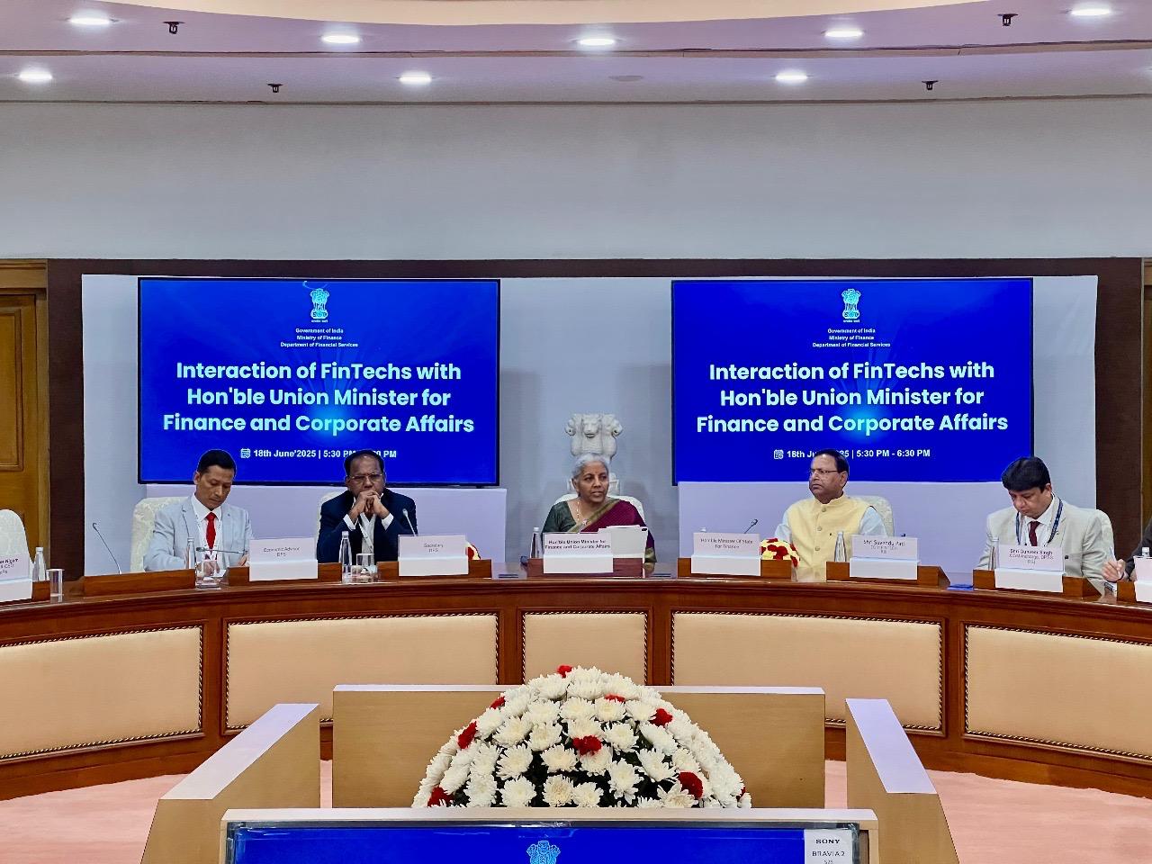 Hon'ble Finance Minister addressed the audience and gave away awards to winners under various categories during the Digital Payments Awards 2025 Ceremony in New Delhi