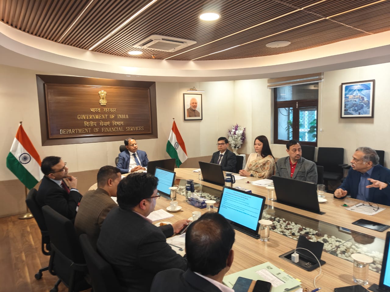 Secretary, DFS conducted a meeting of 8th Business Correspondents (BC) monitoring committee