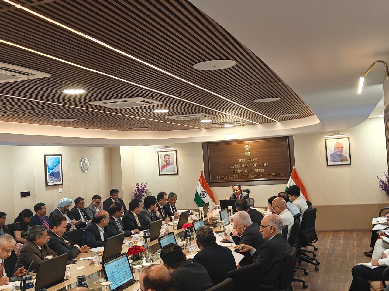 Secretary, DFS chaired a meeting to review the progress and performance of various Financial Inclusion Schemes with senior management of Private Sector Banks