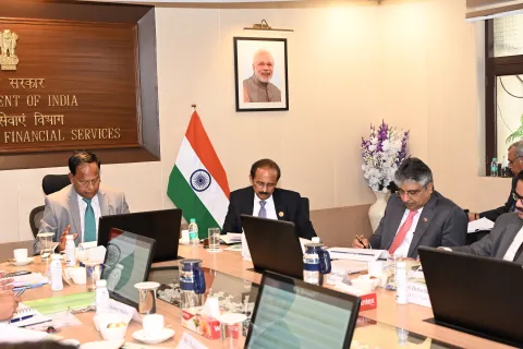 Secretary, DFS chaired a comprehensive review meeting with heads of PSBs on 05.11.2024 to assess the performance and progress of PSBs across areas, including financial stability, digital innovation, cybersecurity, customer-centric initiatives, and support