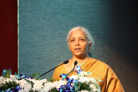 Union Minister for Finance and Corporate Affairs Smt. Nirmala Sitharaman launches National MSME Cluster Outreach Programme and inaugurates New SIDBI Branches in Bengaluru on 09.11.2024
