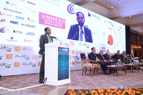Shri M. Nagaraju, Secretary, Department of Financial Services, attended the 21st Edition of the Global Inclusive Finance Summit, held at the Ashok Hotel (Delhi) on 11.12.2024.